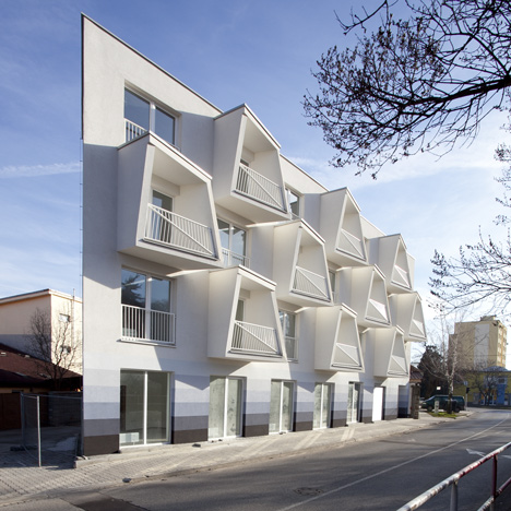 Apartment Building Design Architecture low cost housing block in slovakia Apartment Building Design Architecture low cost housing block in slovakia